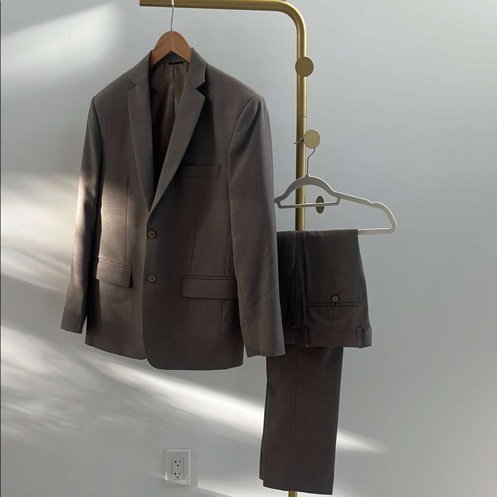 Men's Classic Brown Suit